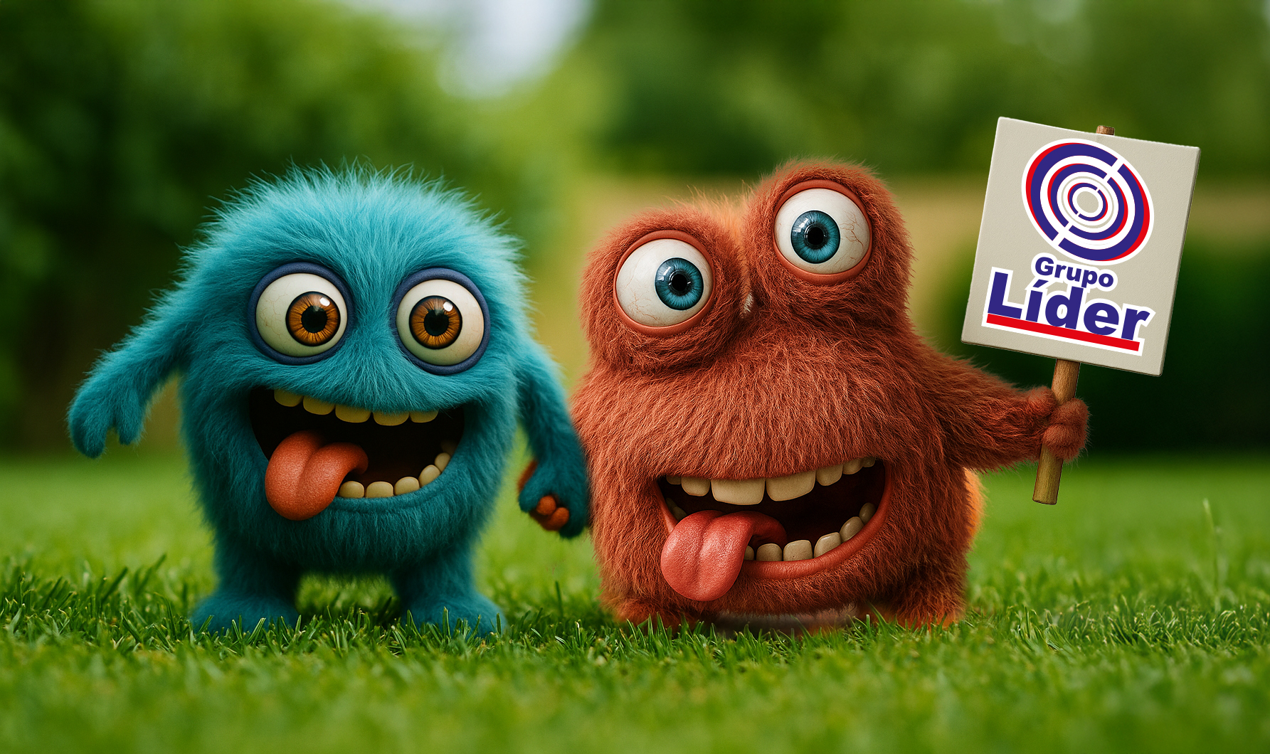 Mascotes cyber casal — IA Generativa